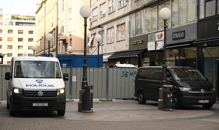  Zagreb: Centar grada prepun policije 