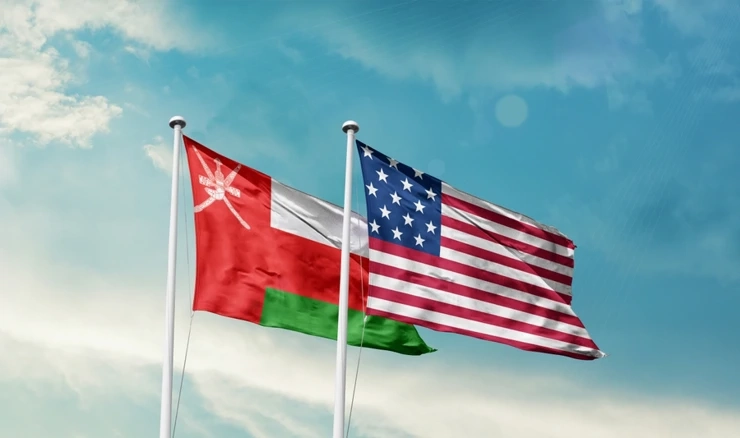 Zastave Omana i SAD-a