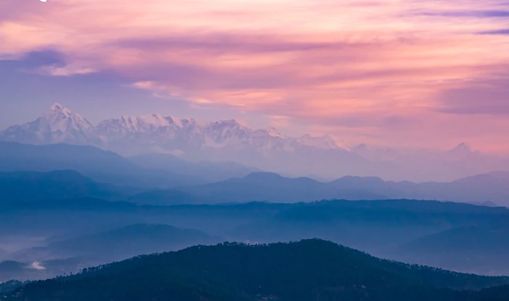 Pogled na Himalaje iz Indije