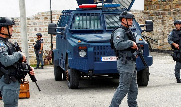 Policijske patrole u selu Banjska 