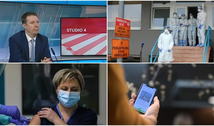 Pulmolog iz KBC-a Zagreb Saša Srića u emisiji "Studio 4"