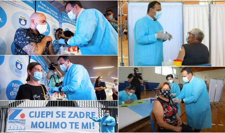 Ministar Beroš cijepio je u Zadru i Karlovcu