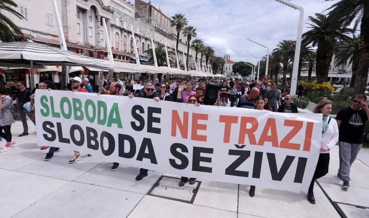 Prosvjed u Splitu