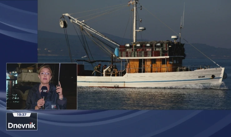 Javljanje reporterke Žane Morović Rudić u Dnevnik HTV-a
