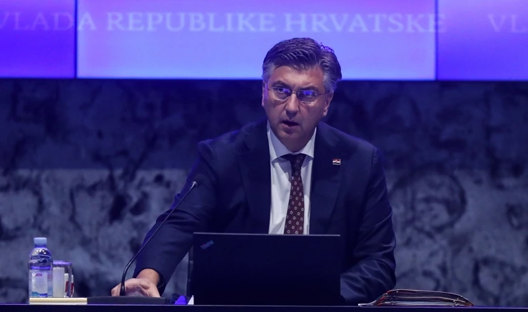 Premijer Andrej Plenković na sjednici Vlade