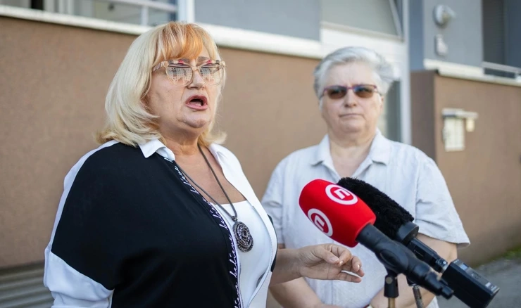 Marija Divić i Josipa Rodić na konferenciji za medije