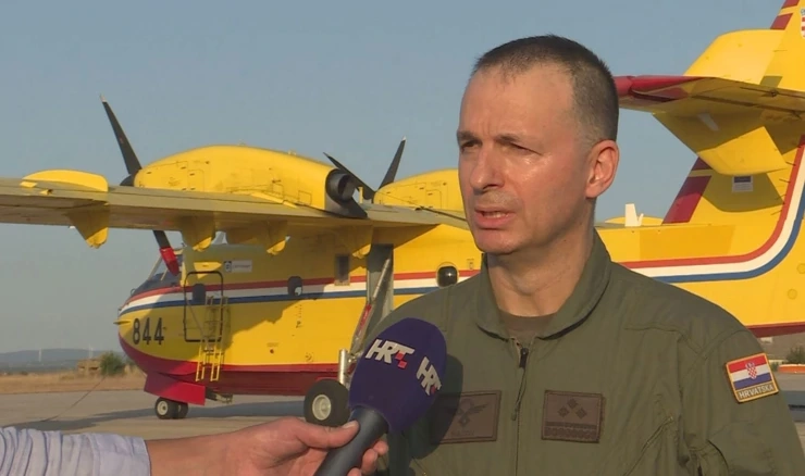 Brigadir Krešimir Ražov, zapovjednik 93. krila HRZ-a i protupožarnih namjenskih snaga