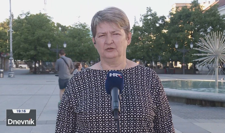 Nada Lovrić, predsjednica Nezavisnog sindikata zaposlenih u srednjim školamav