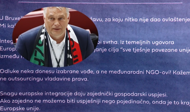 Orban podignuo prašinu