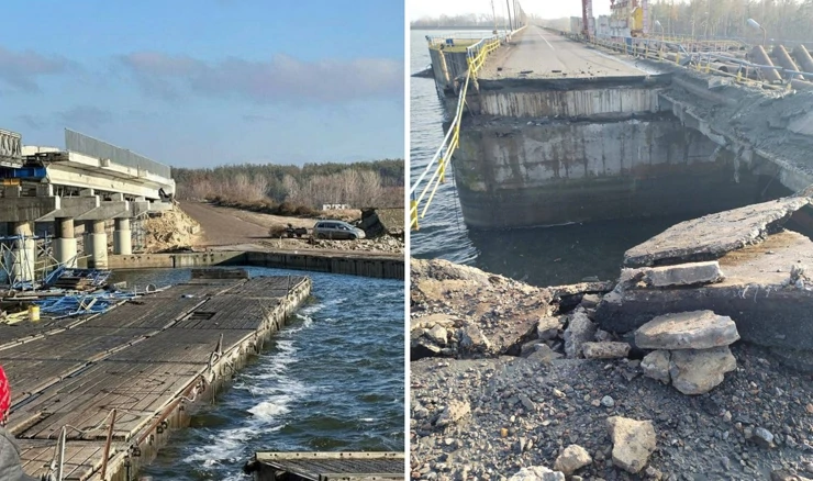 Pogođena brana u blizini Harkiva