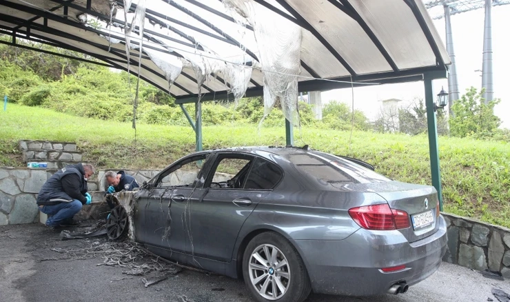 Zagrebačka policija traga za odgovornima za palež BMW-a 