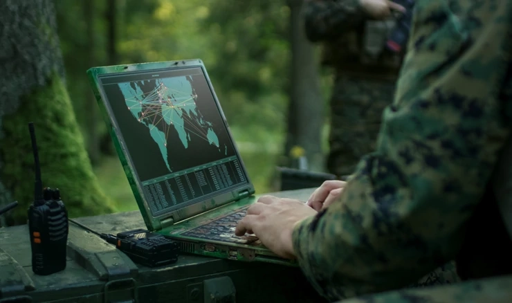 Cyber War - ilustracija