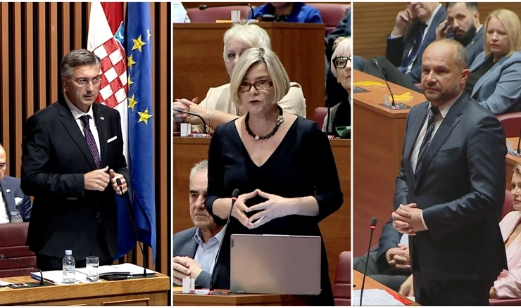 Plenković, Benčić i Hajdaš Dončić