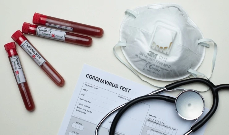 koronavirus, ilustracija