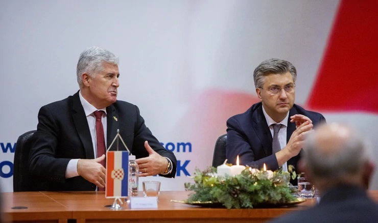 Dragan Čović i Andrej Plenković