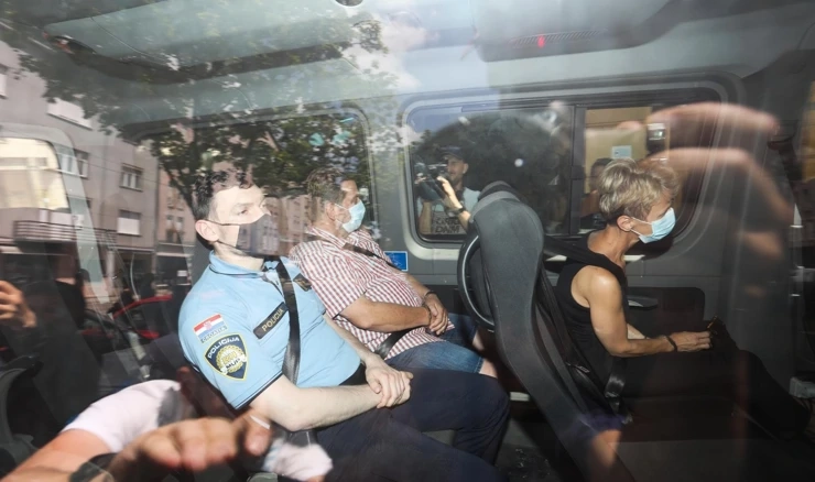 Privođenje osumnjičenih u prostorije USKOK-a