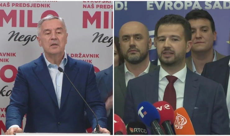Milo Đukanović i Jakov Milatović