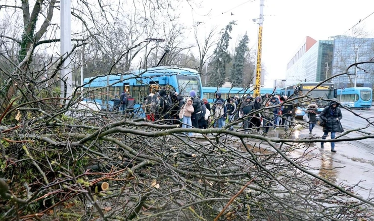 Posljedice nevremena u Zagrebu