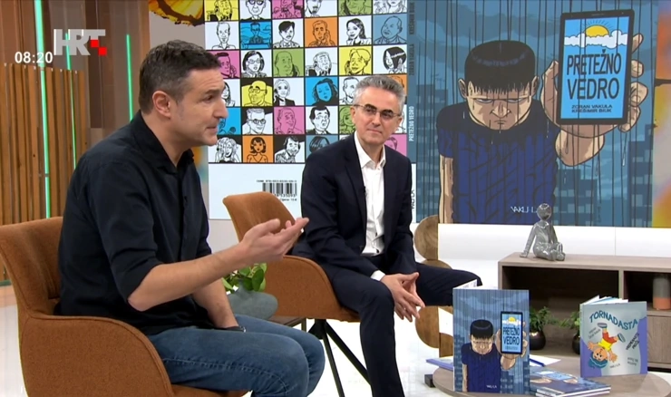 Krešimir Biuk i Zoran Vakula u emisiji "Dobro jutro, Hrvatska"