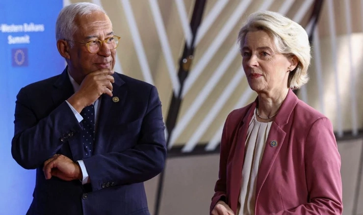 Antonio Costa i Ursula von der Leyen
