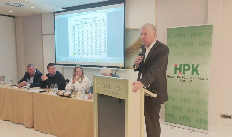 Predsjednik Hrvatske poljoprivredne komore Željko Mihelić