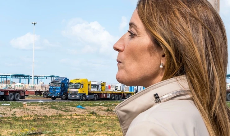 Roberta Metsola u Gazi