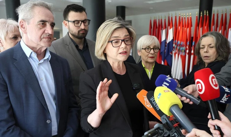  Zagreb: Sandra Benčić o uhićenju Mile Kekina 