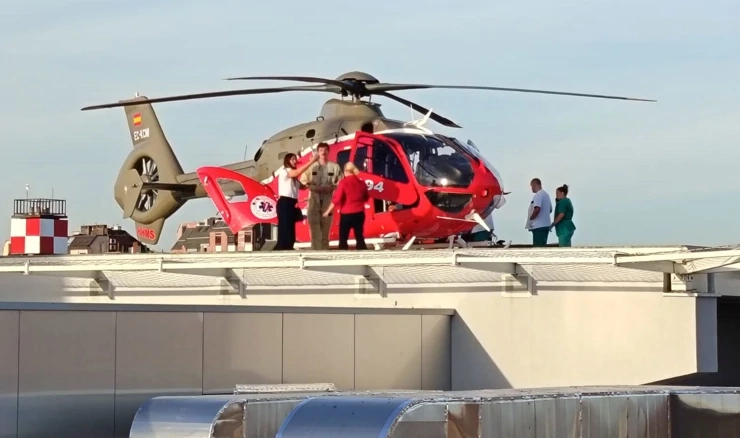 Prvo slijetanje helikoptera na krov varaždinske bolnice