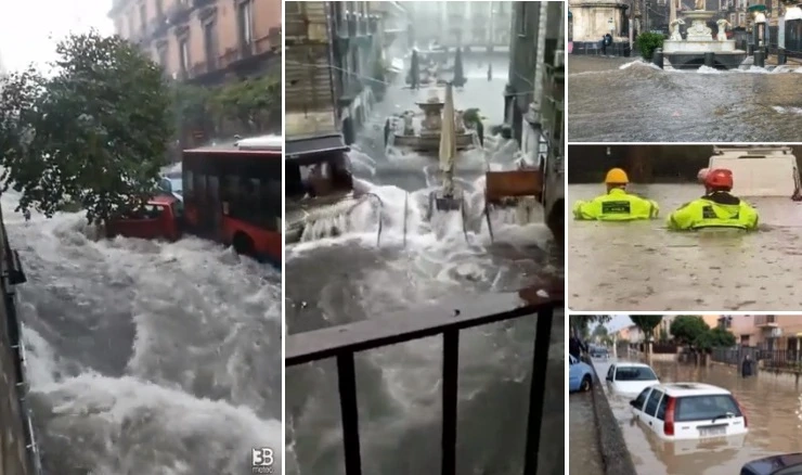 Društvenim mrežama kruže prizori strašnih poplava na Siciliji 