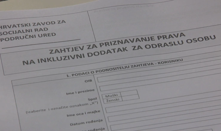 Zahtjev za inkluzivni dodatak