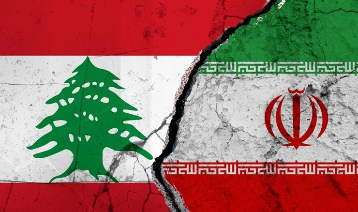 Zastave Libanona i Irana