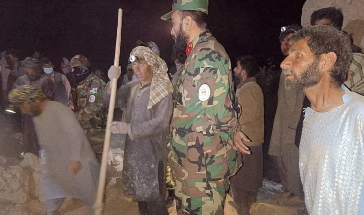 Spasilačka akcija nakon potresa u Afganistanu