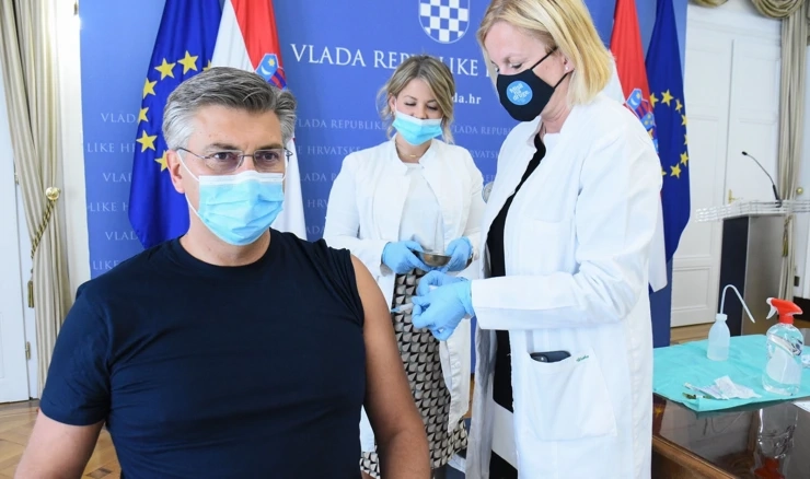 Premijer Plenković cjepio se 2. dozom AstraZenece