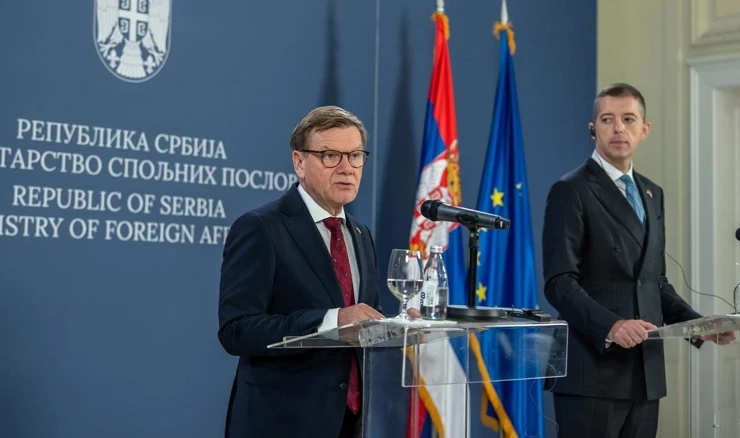 Johann Wadephul i Marko Đurić