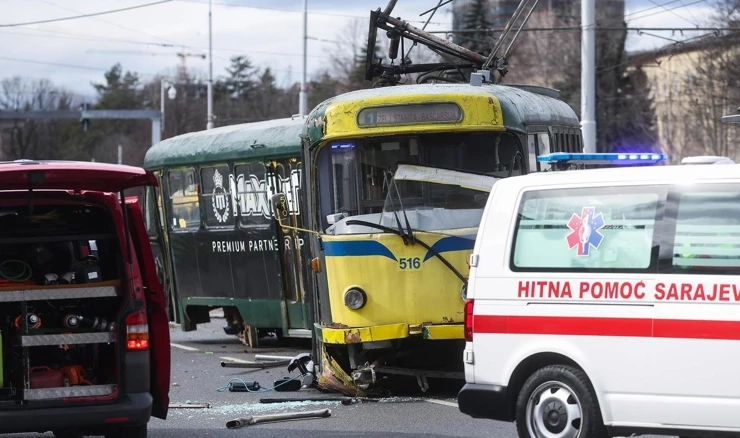 Sarajevo: Tramvaj iskliznuo s tračnica