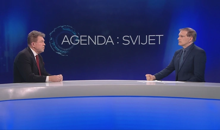 Profesor Mirko Bilandžić u emisiji 'Agenda: Svijet'