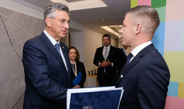 Andrej Plenković i Peter Magyar