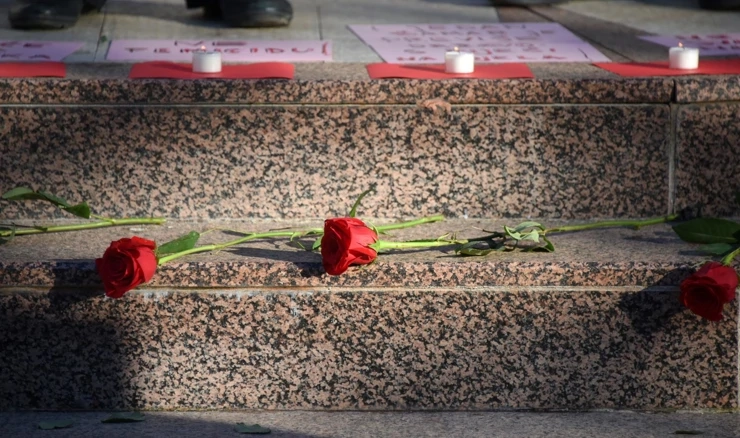 Performans protiv nasilja nad ženama, arhivska fotografija