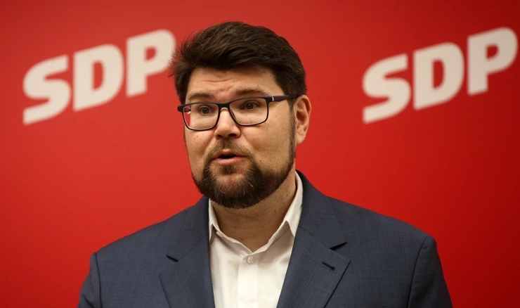 Predsjednik SDP-a Peđa Grbin 
