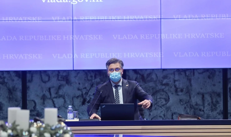 Premijer Plenković, sjednica Vlade, 5.1.2021.