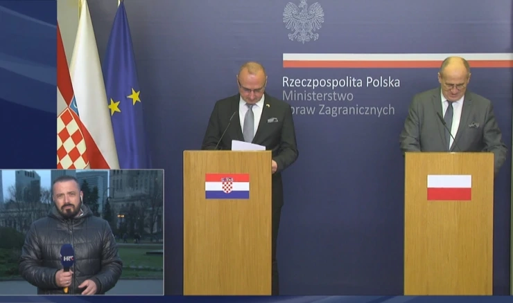 Ministri Grlić Radman i Rau u Varšavi