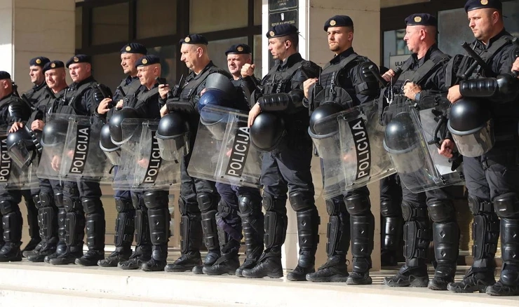 Policija čuva zgradu Suda u Splitu