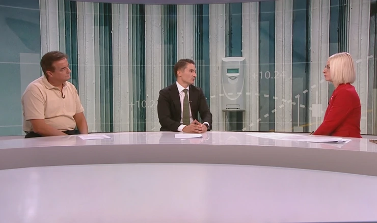 Željko Krevzelj i Milan Milinković u emisiji "Studio 4"