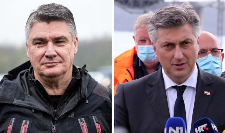 Zoran Milanović i Andrej Plenković