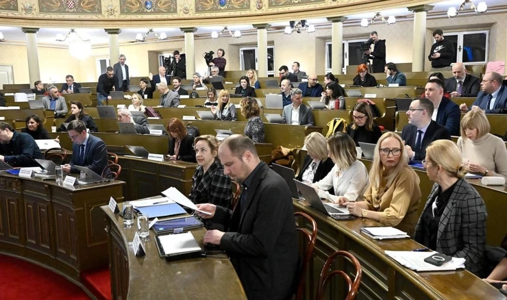 Sjednica zagrebačke Gradske skupštine