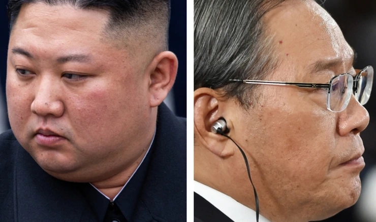Kim Jong Un i Li Qiang