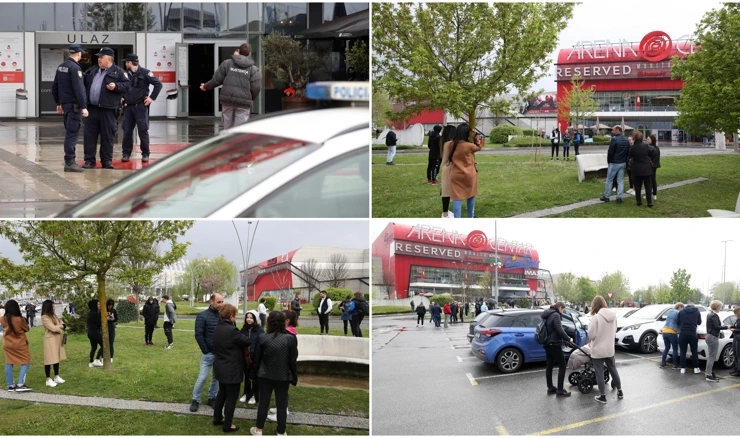  Zbog dojave o bombi evakuiran Arena centar 
