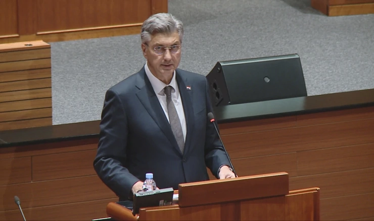 Predsjednik Vlade Andrej Plenković u Hrvatskom saboru