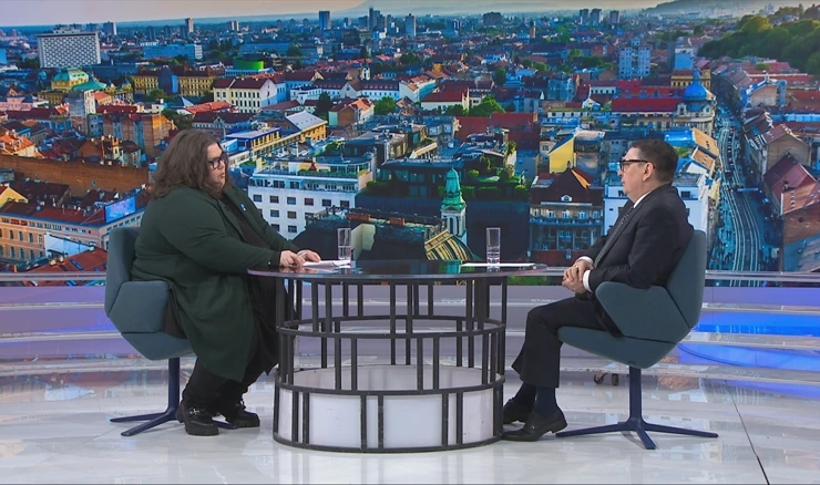 Vedrana Pribičević u emisiji 1 na 1