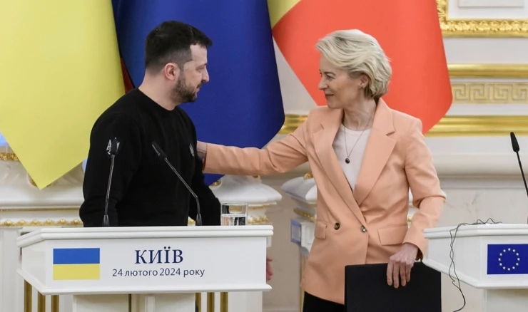 Volodimir Zelenski / Ursula Von der Leyen